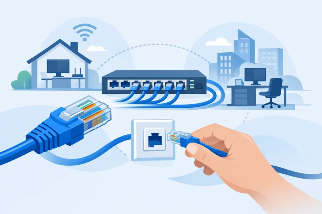 Cat6 Cable Installation for Homes and Offices