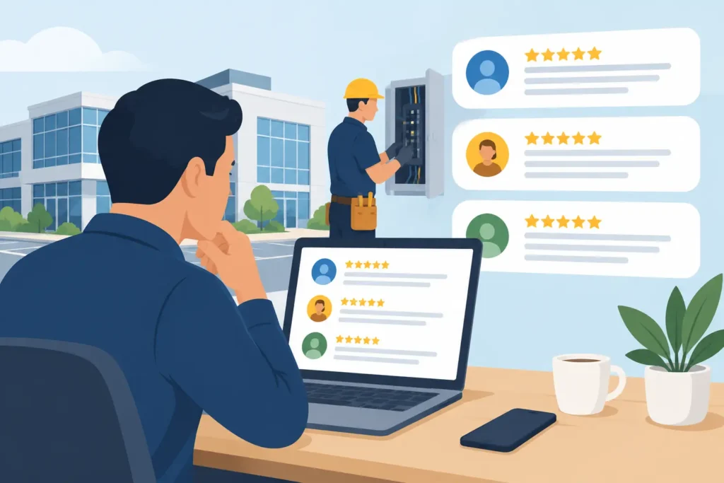 How to Read Commercial Electrical Contractor Reviews