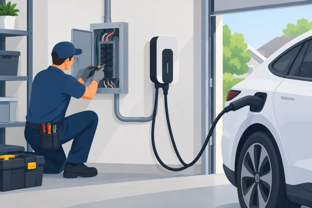 Installing EV Charger Circuits at Home