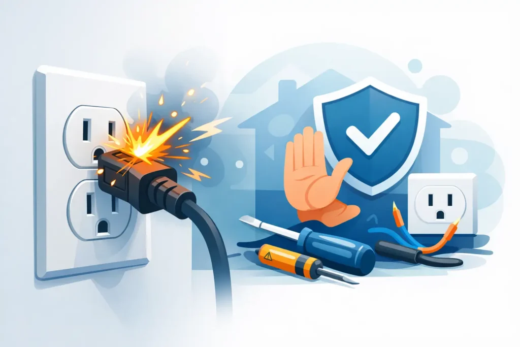 Why Do Outlets Spark? Causes and Safe Next Steps